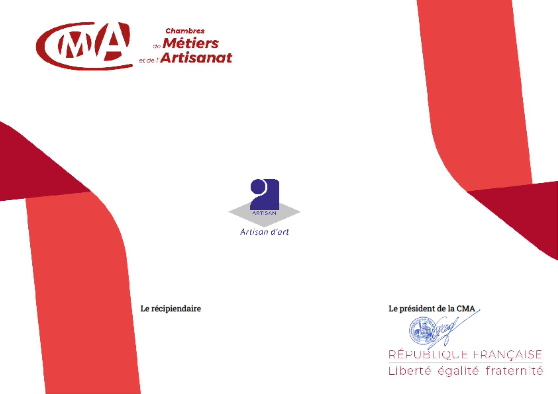 Titre de métier d'art